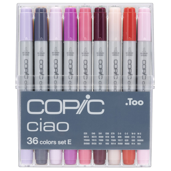 Copic Ciao 36 Colour set E