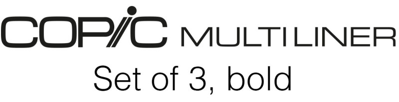 Copic Multiliner Set of 3 bold
