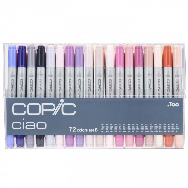 Copic Ciao 72-pcs Sets | Copic Ciao | COPIC (english)