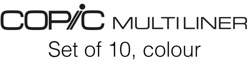 Copic Multiliner Set of 10 colour