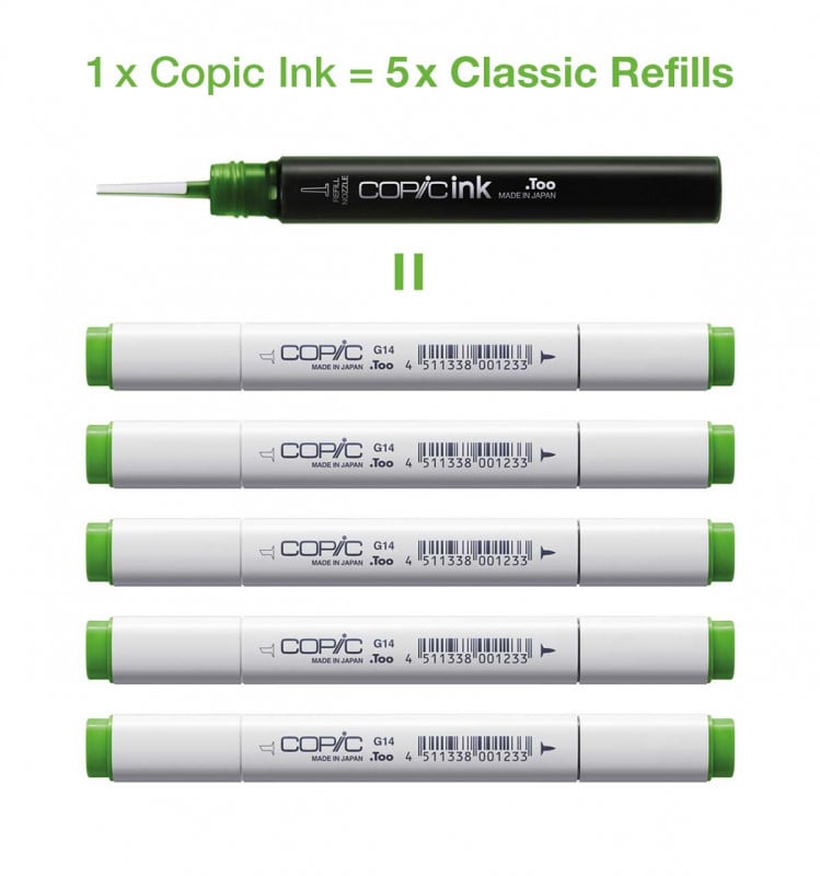 COPIC Ink 12ML Colors(a) E49 Dark Bark