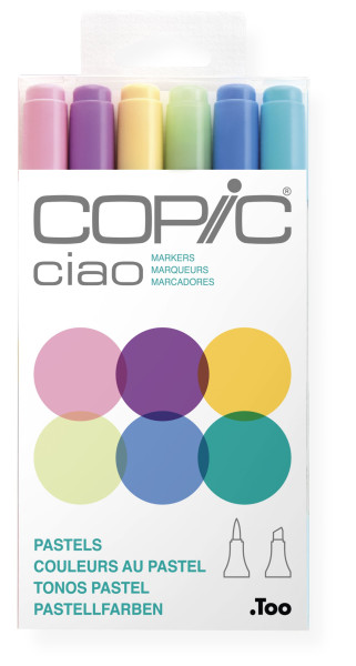 Copic Ciao Set "Pastels", 6 Stück