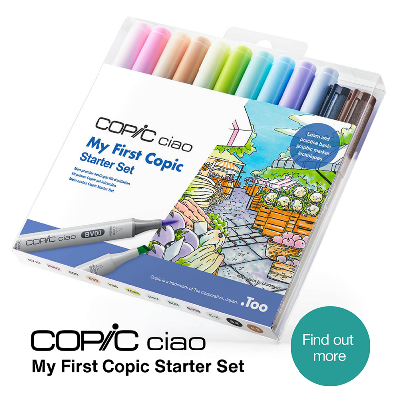 Copic Ciao My First Copic Starter Set, 12 pcs