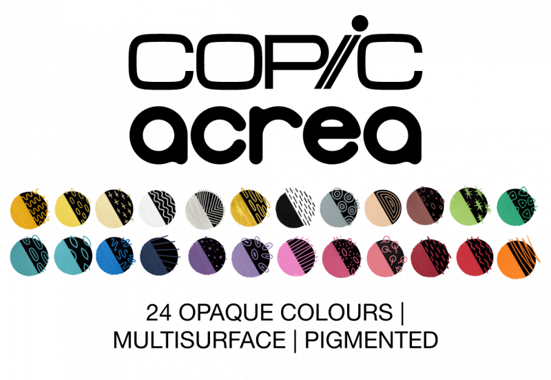 Copic acrea Paint Markers
