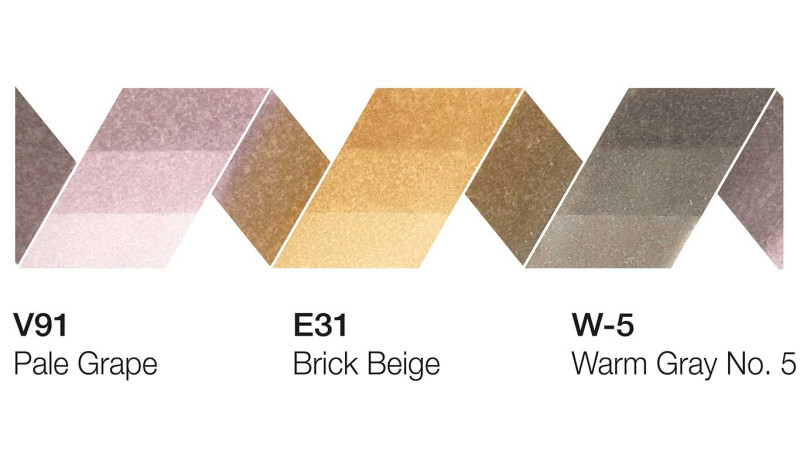 Copic ciao 3er Set Pet Palette Farben