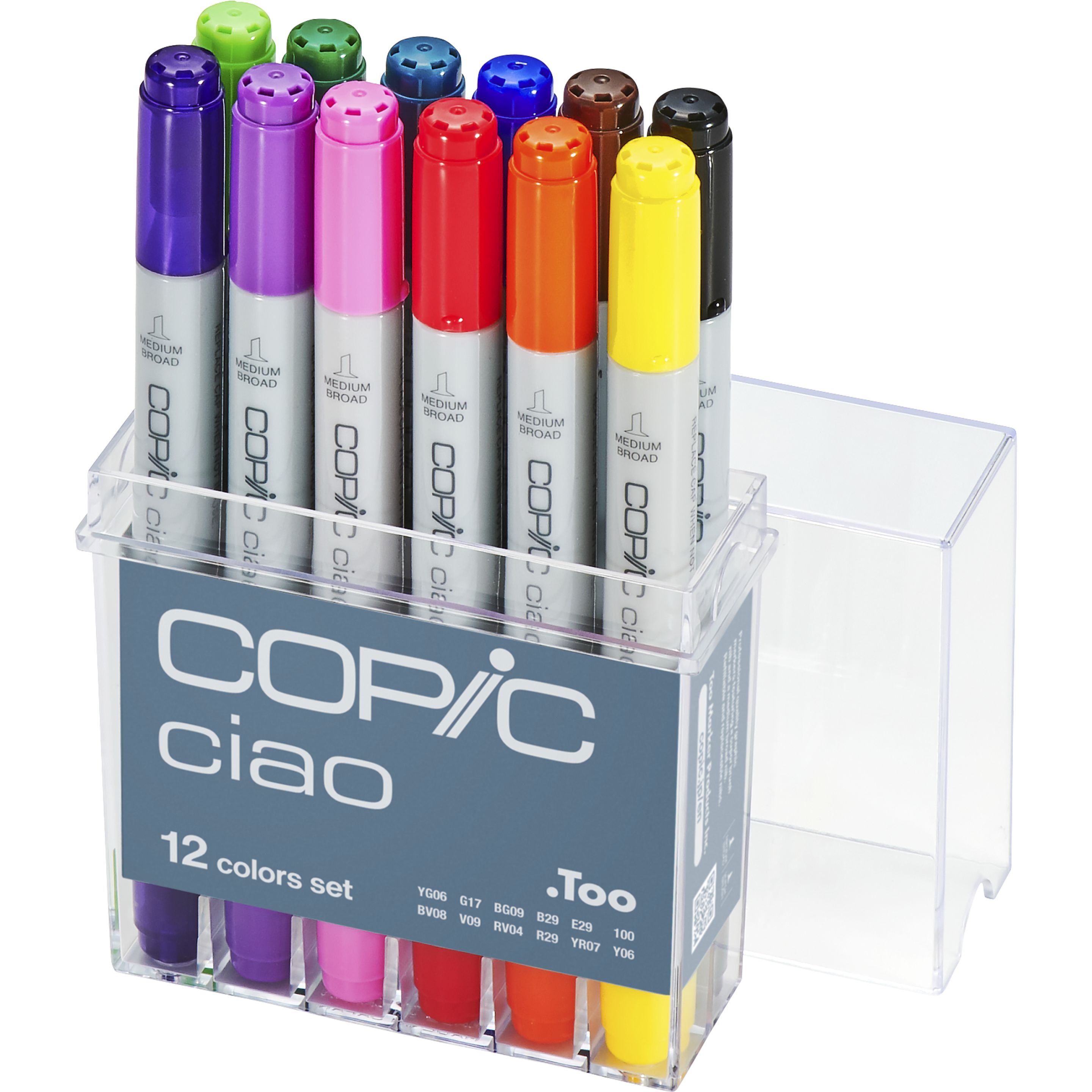 Copic Ciao Skin Tones Colour Marker Pen SetSet of 12 