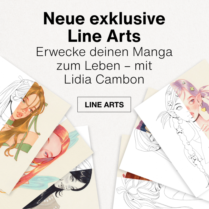 Copic Ciao Manga Line Art Lidia Cambon