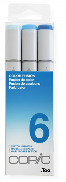 Copic Sketch Set "Color Fusion 6", 3 Stück
