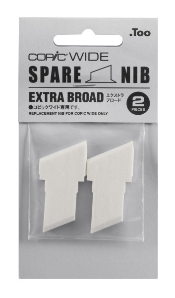 Copic Wide replacement nib, Extra Broad, 2 pcs