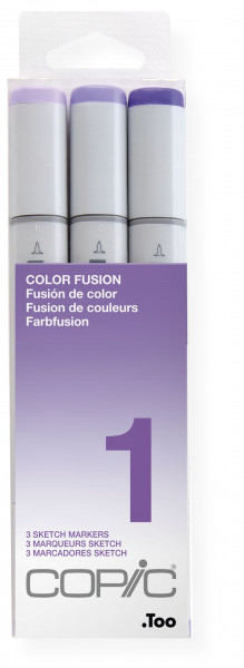 Copic Sketch Set "Color Fusion 1", 3 Stk.
