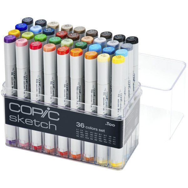 Copic Sketch/コピックスケッチ117本 バリオスインク・ブースター付 コピックスケッチ Copic Sketch - コピック公式サイト