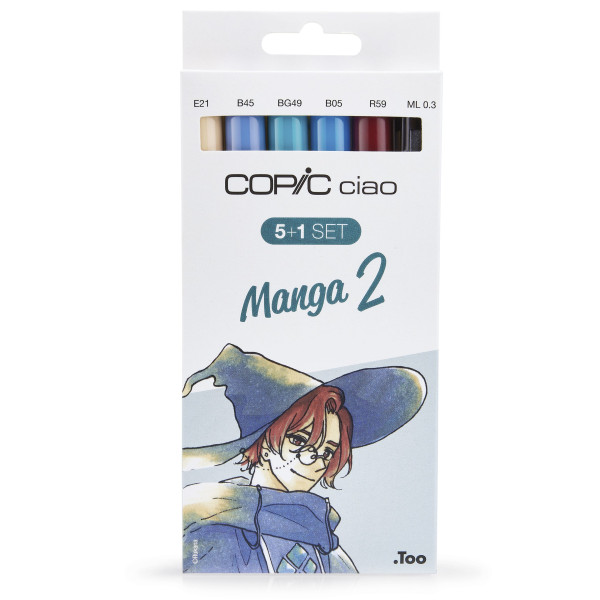 Copic Ciao "5+1"-Set Manga 2