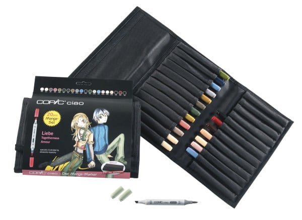 Copic Ciao Love set in wallet, 20 pcs