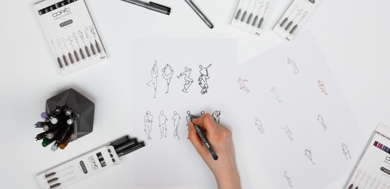 Copic Multiliner Set of 10 colour