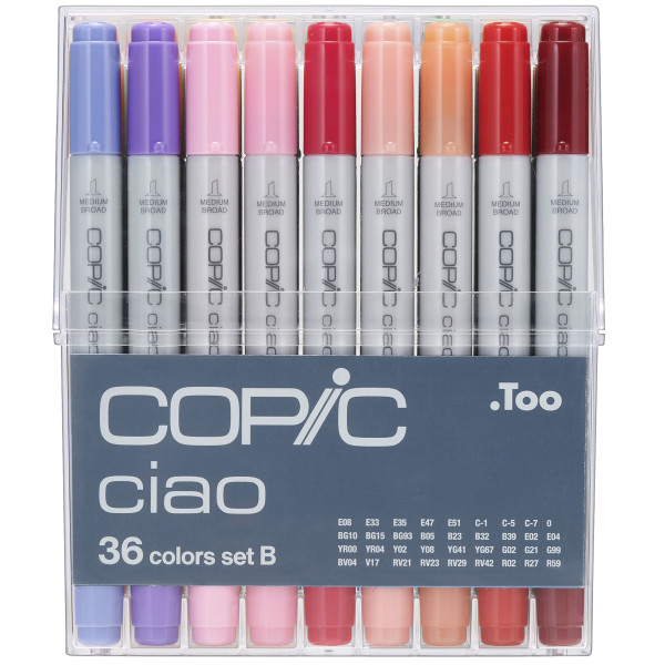 Copic Ciao 36 Colour set B