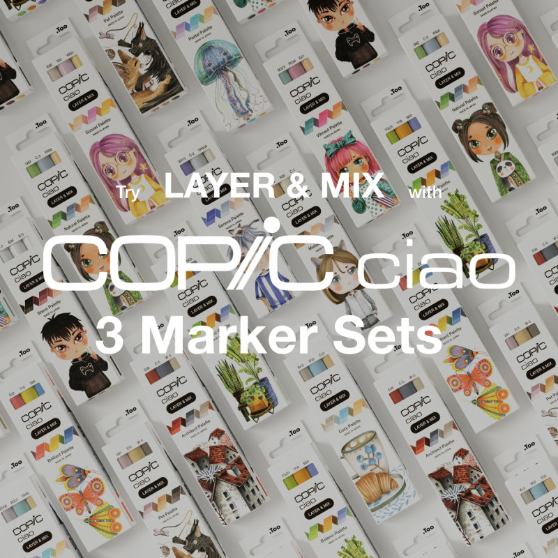 Copic Ciao 3 Marker Sets