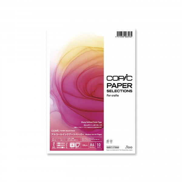 Copic Paper Selections Alcohol Ink Art Paper, Sharp Finish, A4, 10 sheets, 130µm