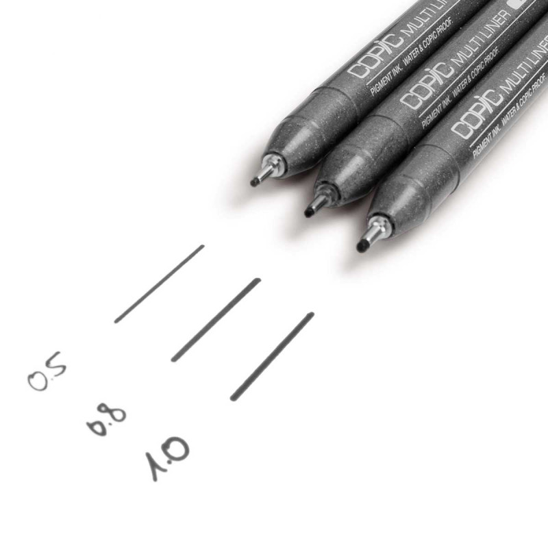 Copic Multiliner Set of 3 bold
